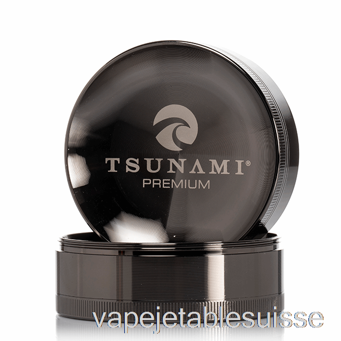 Vape Suisse Tsunami 2,95 Pouces Broyeur Supérieur Encastré En 4 Pièces Bronze à Canon (75 Mm)